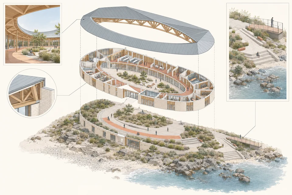 建筑空间与构造信息图